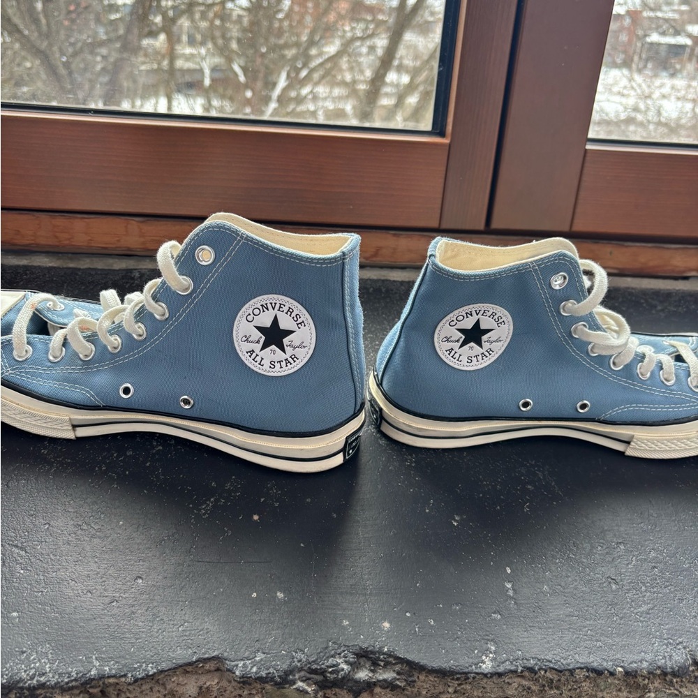 Converse Classic Blue High-Tops - Picture 3 of 5